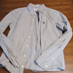 Abercrombie & Fitch Light Gray Shirt